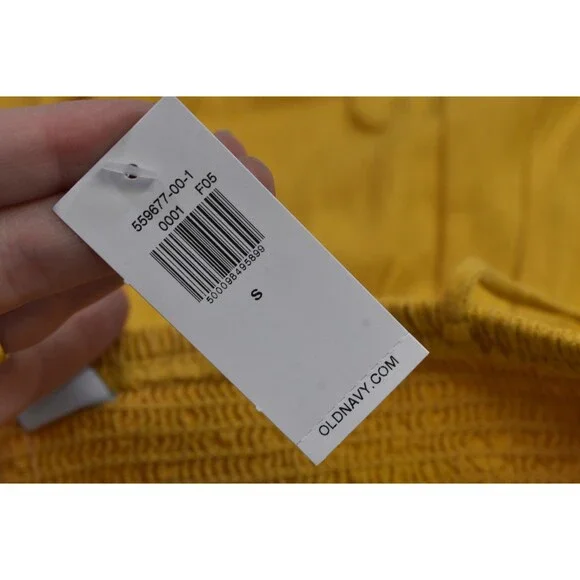 Old Navy Dress Womens Small Linen Blend Sleeveless Cami Tie Straps Summer Casual - Picture 7 of 12